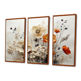 Bohemian Earthly Floral Collage II - Multi-Panels