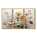 Bohemian Earthly Floral Collage II - Multi-Panels