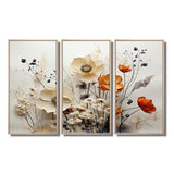 Bohemian Earthly Floral Collage II - Multi-Panels