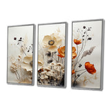 Bohemian Earthly Floral Collage II - Multi-Panels