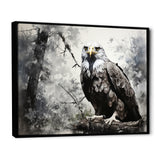 Grey Eagle Shadows Of Serenity - Eagle Framed Canvas Art