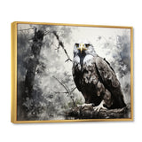 Grey Eagle Shadows Of Serenity - Eagle Framed Canvas Art
