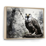 Grey Eagle Shadows Of Serenity - Eagle Framed Canvas Art