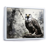 Grey Eagle Shadows Of Serenity - Eagle Framed Canvas Art