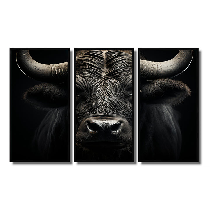 Black White Buffalo Whispers Of Wisdom - Multi-Panels