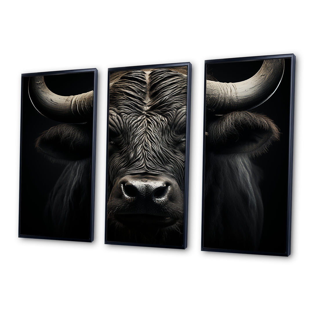 Black White Buffalo Whispers Of Wisdom - Multi-Panels