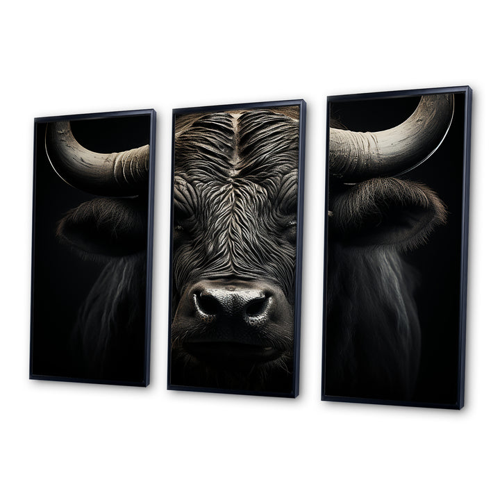 Black White Buffalo Whispers Of Wisdom - Multi-Panels