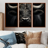 Black White Buffalo Whispers Of Wisdom - Multi-Panels