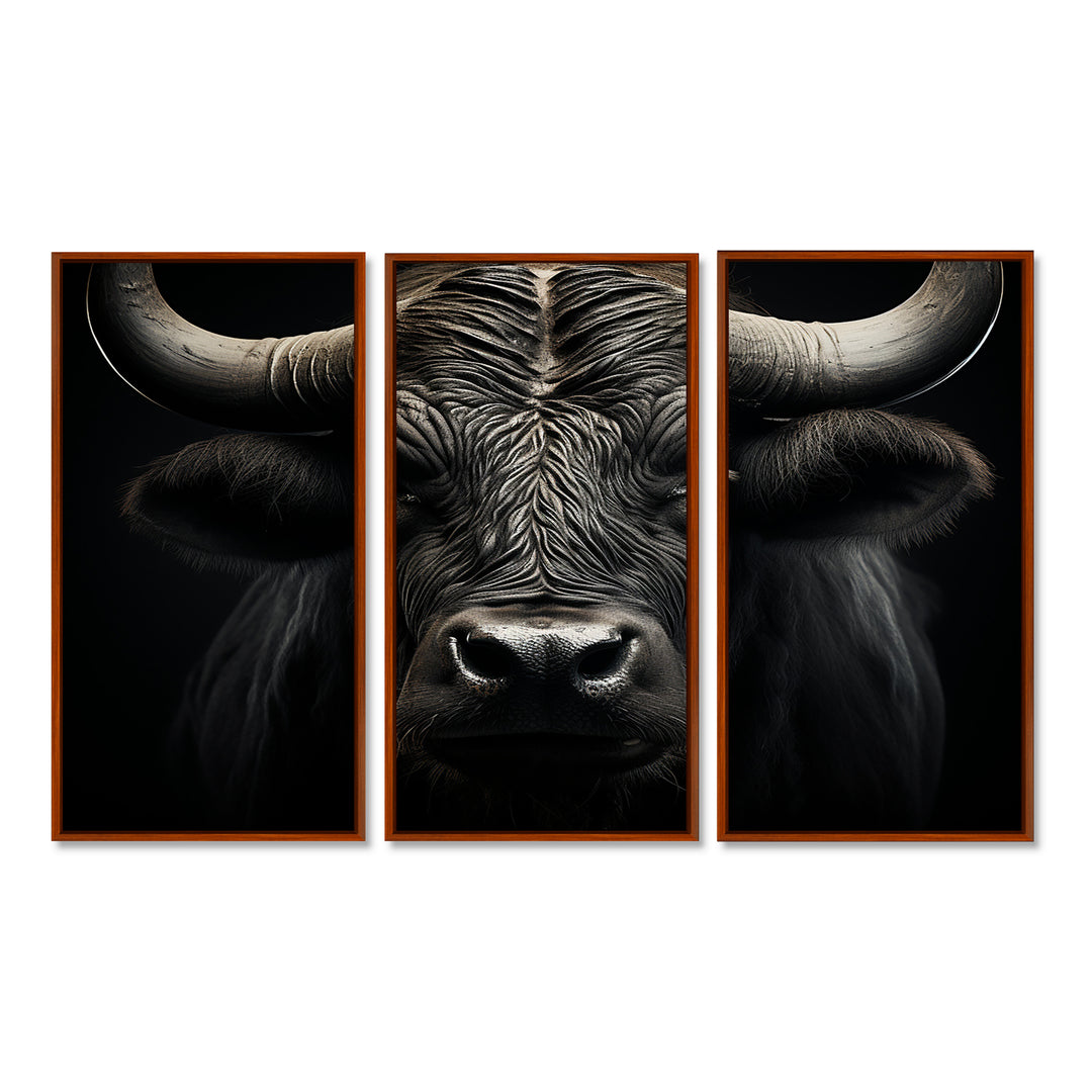 Black White Buffalo Whispers Of Wisdom - Multi-Panels