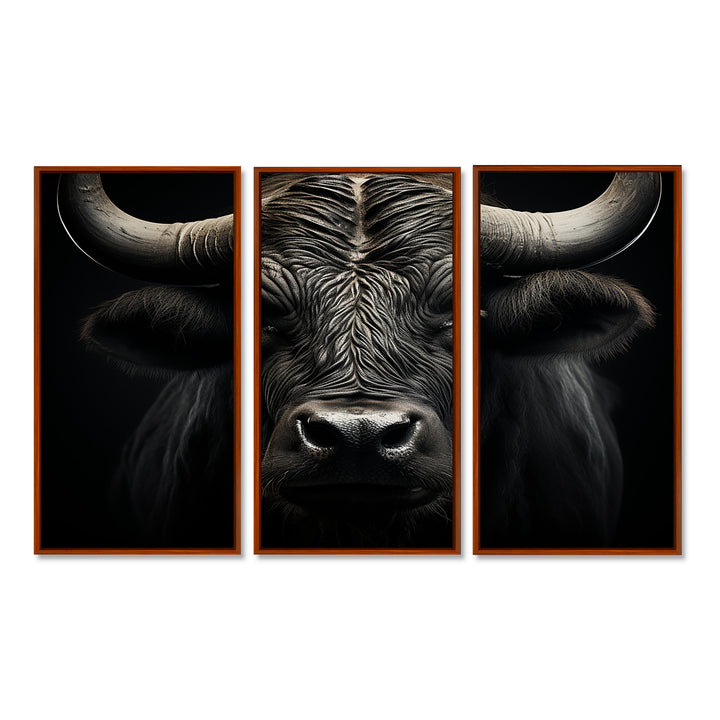Black White Buffalo Whispers Of Wisdom - Multi-Panels
