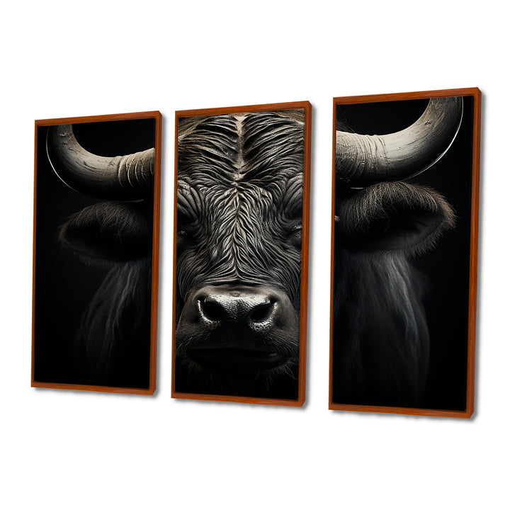 Black White Buffalo Whispers Of Wisdom - Multi-Panels
