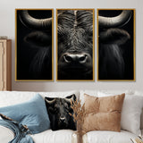 Black White Buffalo Whispers Of Wisdom - Multi-Panels