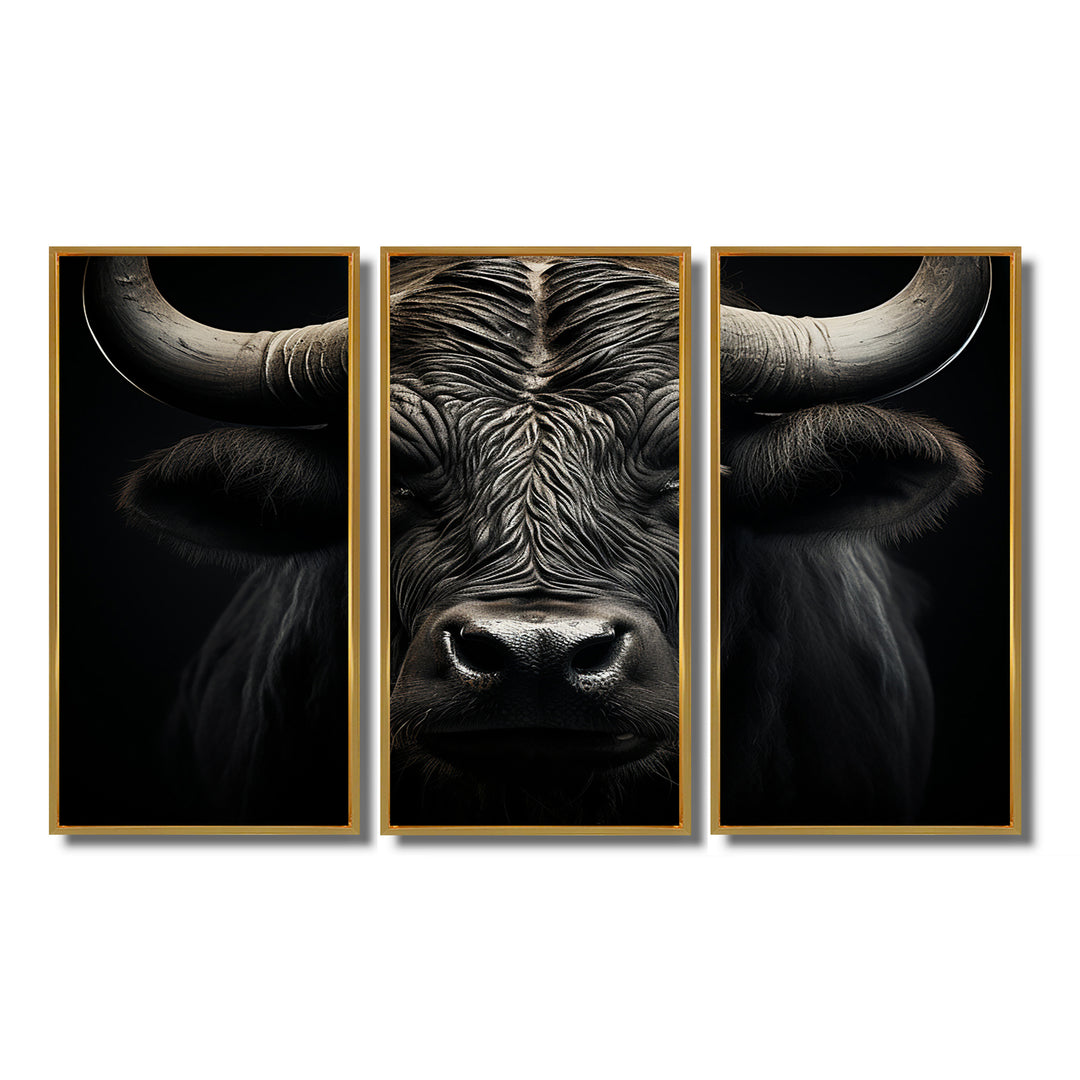 Black White Buffalo Whispers Of Wisdom - Multi-Panels