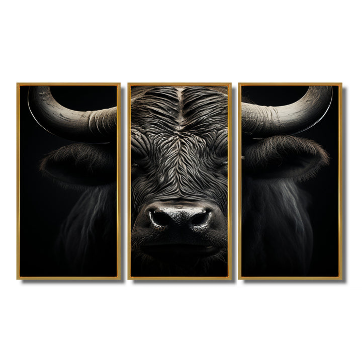 Black White Buffalo Whispers Of Wisdom - Multi-Panels