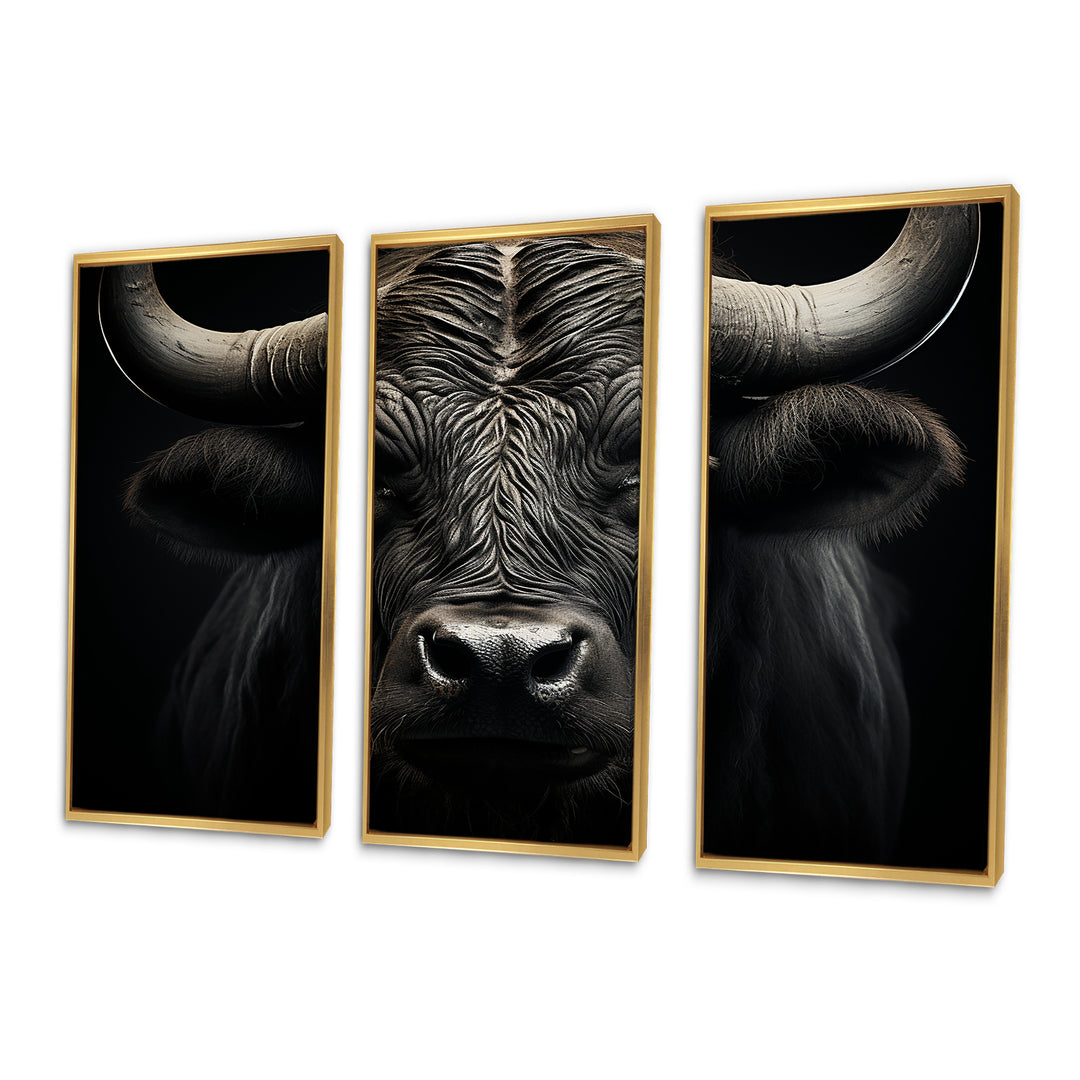 Black White Buffalo Whispers Of Wisdom - Multi-Panels