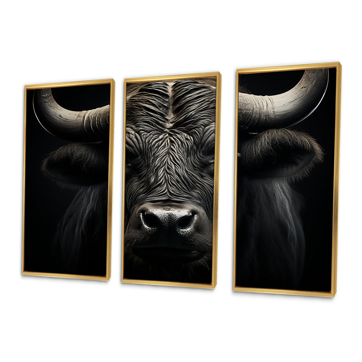 Black White Buffalo Whispers Of Wisdom - Multi-Panels