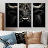 Black White Buffalo Whispers Of Wisdom - Multi-Panels