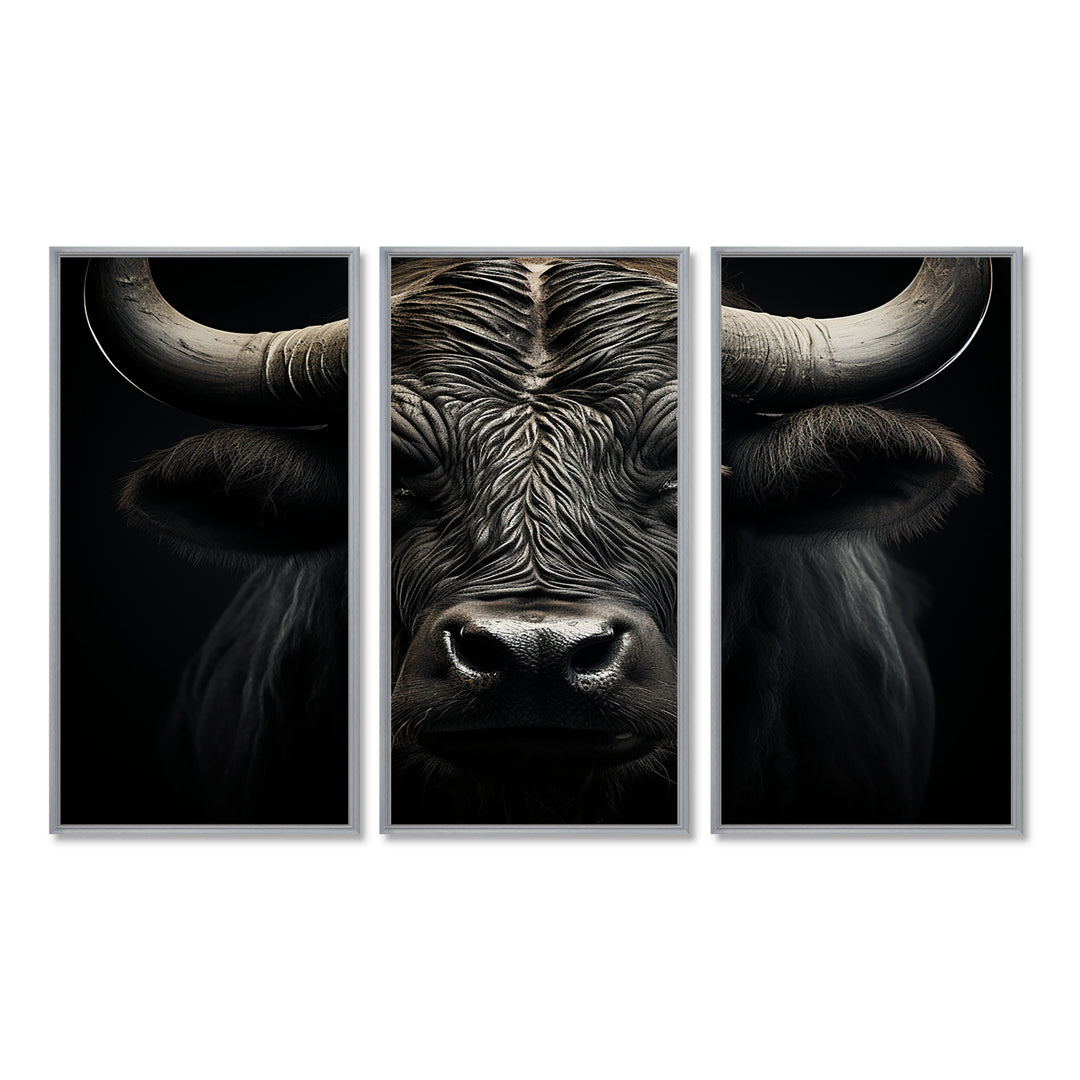 Black White Buffalo Whispers Of Wisdom - Multi-Panels