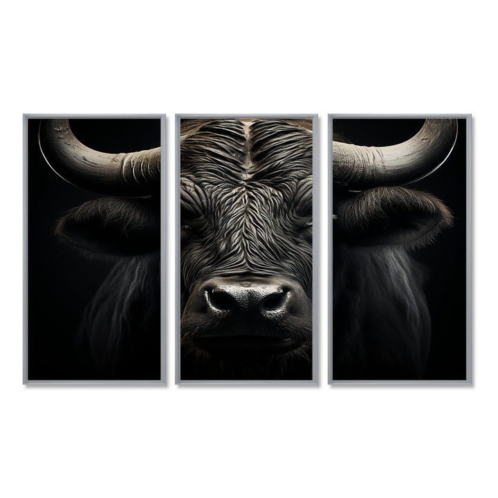 Black White Buffalo Whispers Of Wisdom - Multi-Panels