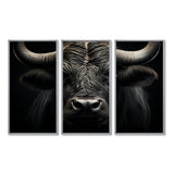 Black White Buffalo Whispers Of Wisdom - Multi-Panels