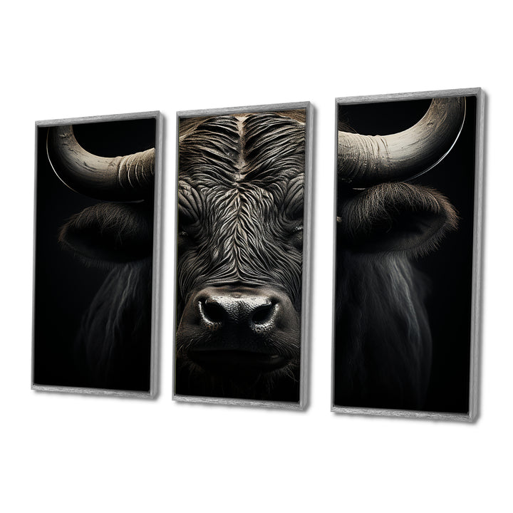 Black White Buffalo Whispers Of Wisdom - Multi-Panels