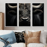 Black White Buffalo Whispers Of Wisdom - Multi-Panels