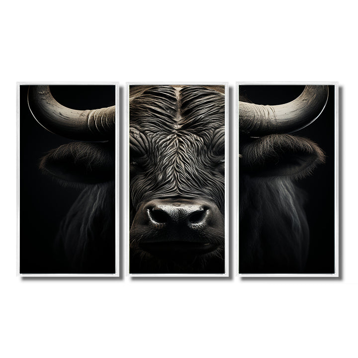 Black White Buffalo Whispers Of Wisdom - Multi-Panels