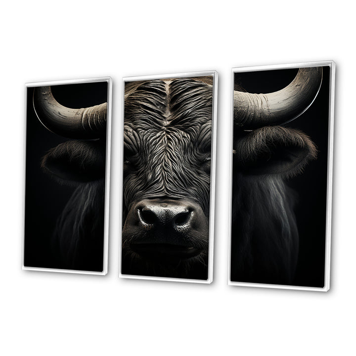 Black White Buffalo Whispers Of Wisdom - Multi-Panels