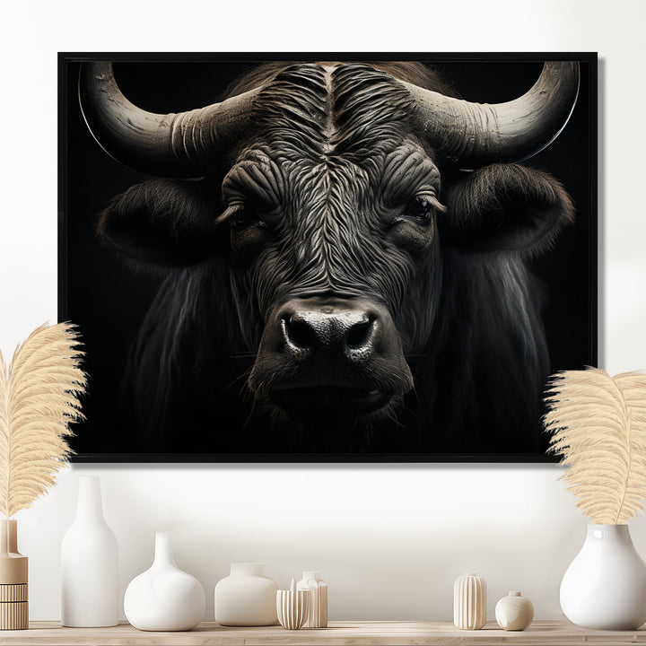 Black White Buffalo Whispers Of Wisdom - Buffalo Wall Decor