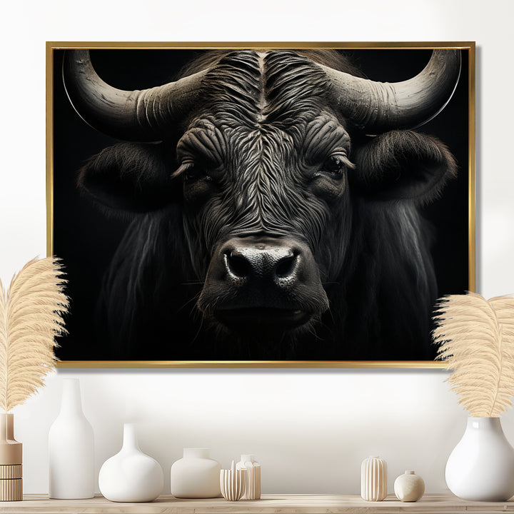 Black White Buffalo Whispers Of Wisdom - Buffalo Wall Decor