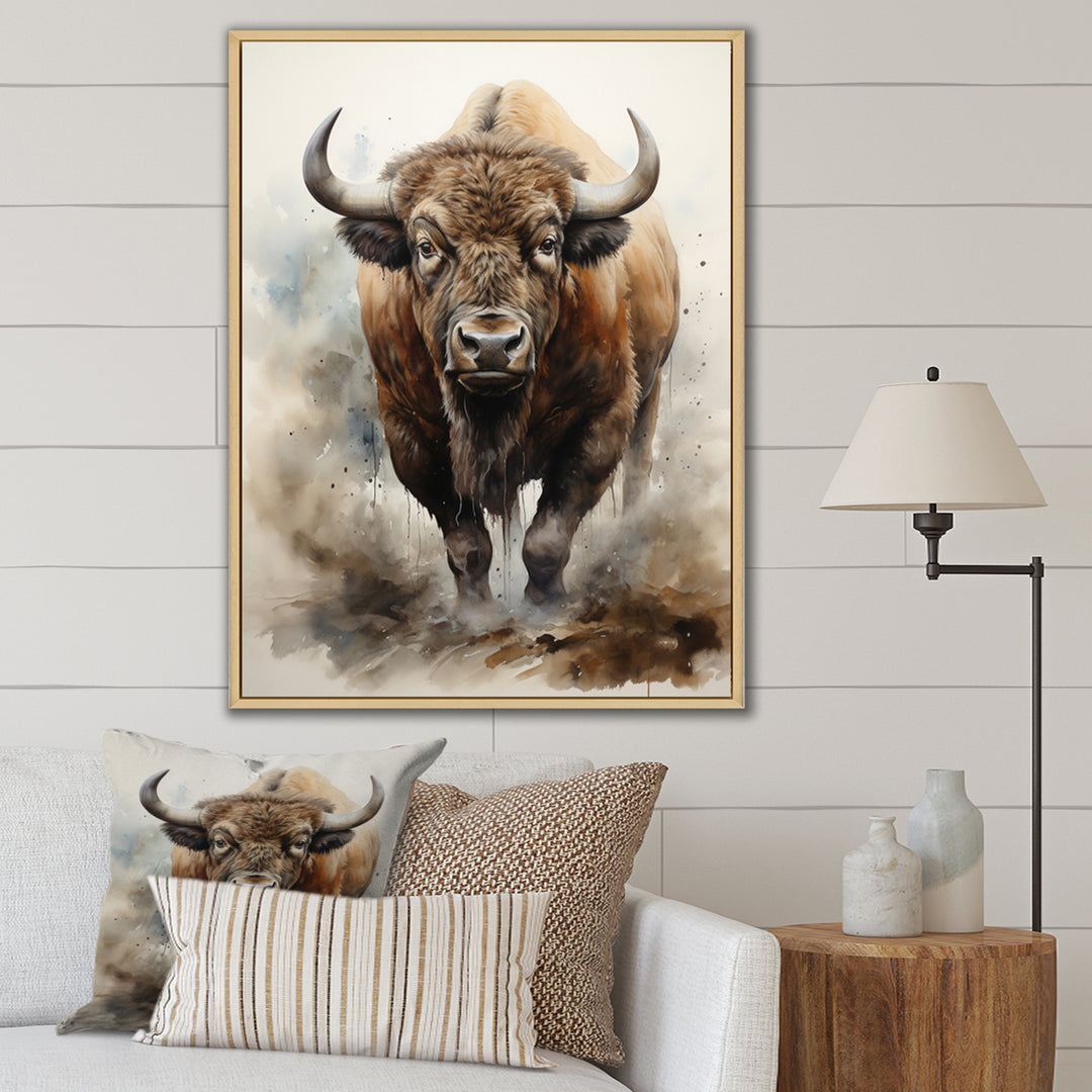 Buffalo Majestic Bison - Bison Wall Art Prints