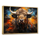 Buffalo Majestic Bison Collage - Brown Bison Wall Art