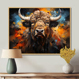 Buffalo Majestic Bison Collage - Brown Bison Wall Art