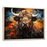 Buffalo Majestic Bison Collage - Brown Bison Wall Art