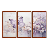 Purple Butterfly Enchanted Flight II - Multi-Panels