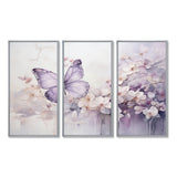Purple Butterfly Enchanted Flight II - Multi-Panels