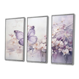 Purple Butterfly Enchanted Flight II - Multi-Panels