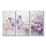Purple Butterfly Enchanted Flight II - Multi-Panels