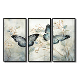 Blue Beige Butterfly Wings Of Serenity - Multi-Panels