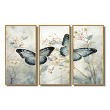 Blue Beige Butterfly Wings Of Serenity - Multi-Panels
