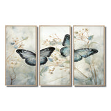 Blue Beige Butterfly Wings Of Serenity - Multi-Panels