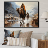 Camel Desert Wanderer Collage - Camel Wall Art Prints