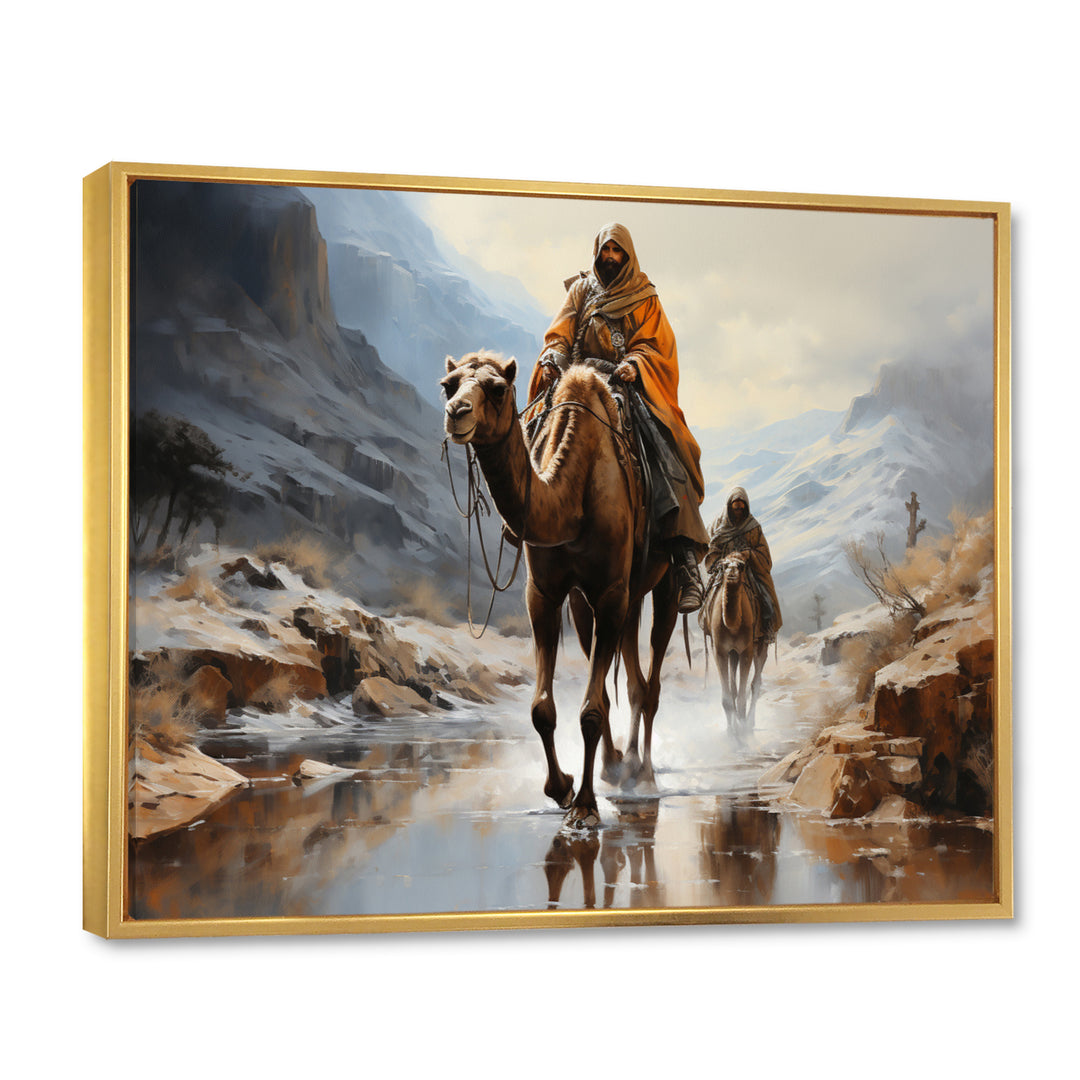 Camel Desert Wanderer Collage - Camel Wall Art Prints
