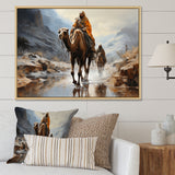 Camel Desert Wanderer Collage - Camel Wall Art Prints