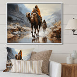Camel Desert Wanderer Collage - Camel Wall Art Prints