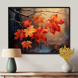 Canada Orange Autumn Symphony III - Landscapes Canvas Wall Art