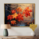 Canada Orange Autumn Symphony III - Landscapes Canvas Wall Art