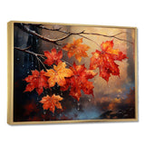 Canada Orange Autumn Symphony III - Landscapes Canvas Wall Art