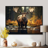 Canada Majestic Moose III - Landscapes Canvas Wall Art