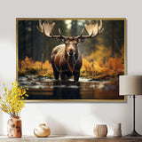 Canada Majestic Moose III - Landscapes Canvas Wall Art